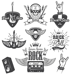 Rock 2 vector image