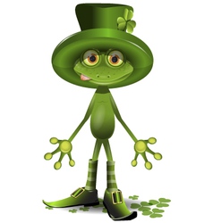 Frog Patrick vector image