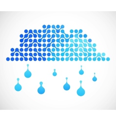 Internet cloud image vector image