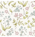 Beautiful seamless pattern with Forget-me not and vector image