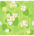 White lotus background vector image