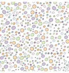 Seamless horizontal pattern with soap bubbles Vector Image