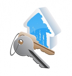 Keys cottege vector image