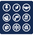 Business and office icons vector image