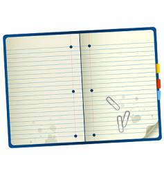 Notebook vector image