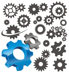 Gear vector image