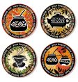 Drink coasters vector image