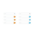 Search bar element design Search bar element design vector image