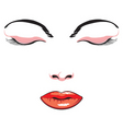 Simple face vector image