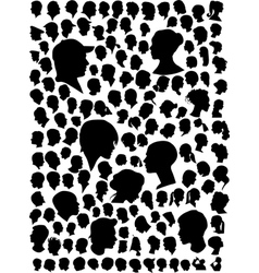 Profiles vector image