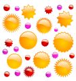 Shiny shapes vector image