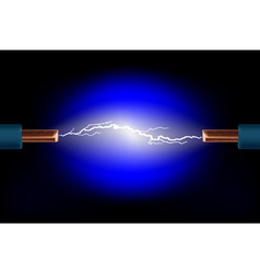 Electric cable vector image