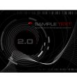 Technology background vector image