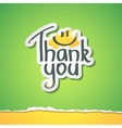 Thank you vector image