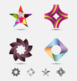 Modern icon or logo set vector image