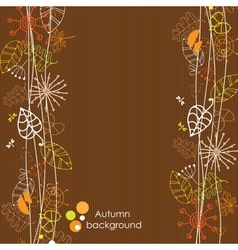 Autumn background vector image
