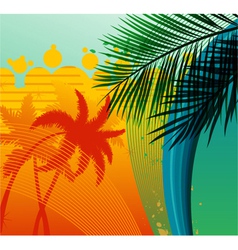 Summer background vector image