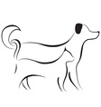 Cat and dog Cat and dog vector image