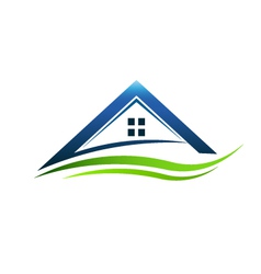 House green sign vector image