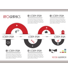Business Communication Infographics vector image