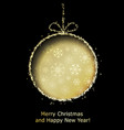Xmas greeting card vector image