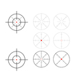Crosshairs Crosshairs vector image
