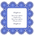 Lace frame vector image