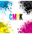 Splatter corners vector image