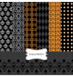 Halloween backgrounds vector image