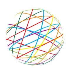 Abstract sphere vector image