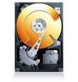 Hard disk drive HDD vector image