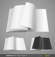 Collections new page magazine vector image