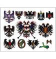 Heraldic eagles vector image