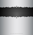 Stainless steel modern plate backgrounds vector image