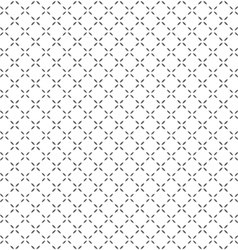 Simple black white seamless geometric pattern vector image