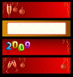 Set of holiday banners Set of holiday banners vector image