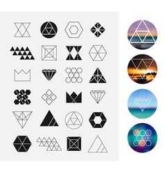 Decorative design elements vector image