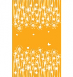 White flower vector image