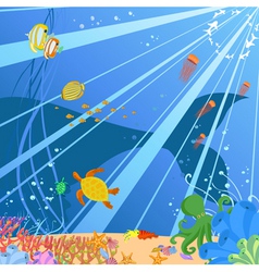 Underwater Royalty Free Vector Image - VectorStock