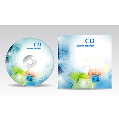 CD cover design vector image