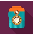 Retro camera icon vector image