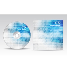 CD cover design vector image