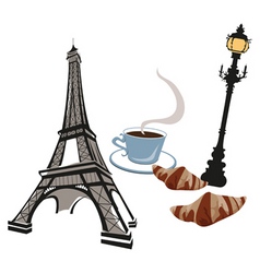 French montage vector image