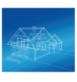 A country house vector image