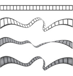 Set of films stripes vector image