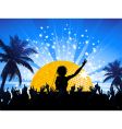 Tropical party vector image