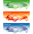 Colorful abstract banners vector image