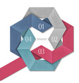 Creative Design template for infographics vector image