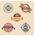Set of vintage labels Set of vintage labels vector image
