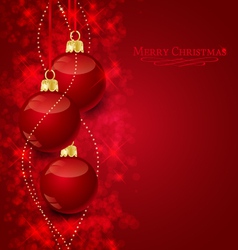 Christmas Balls vector image